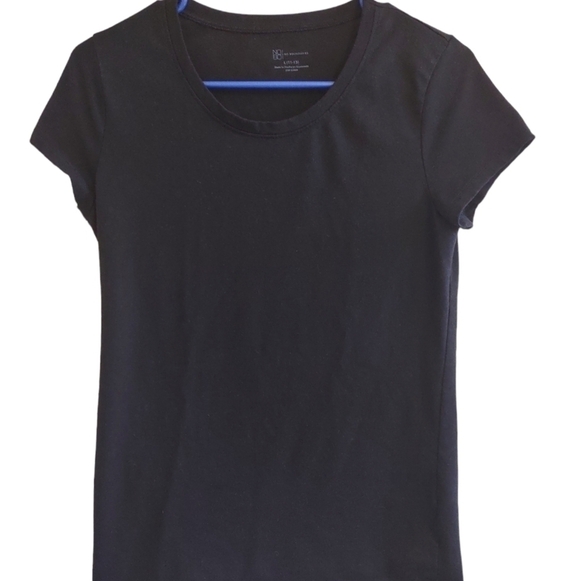 No Boundaries Black Scoop Neck Top Junior's Large - Picture 2 of 8